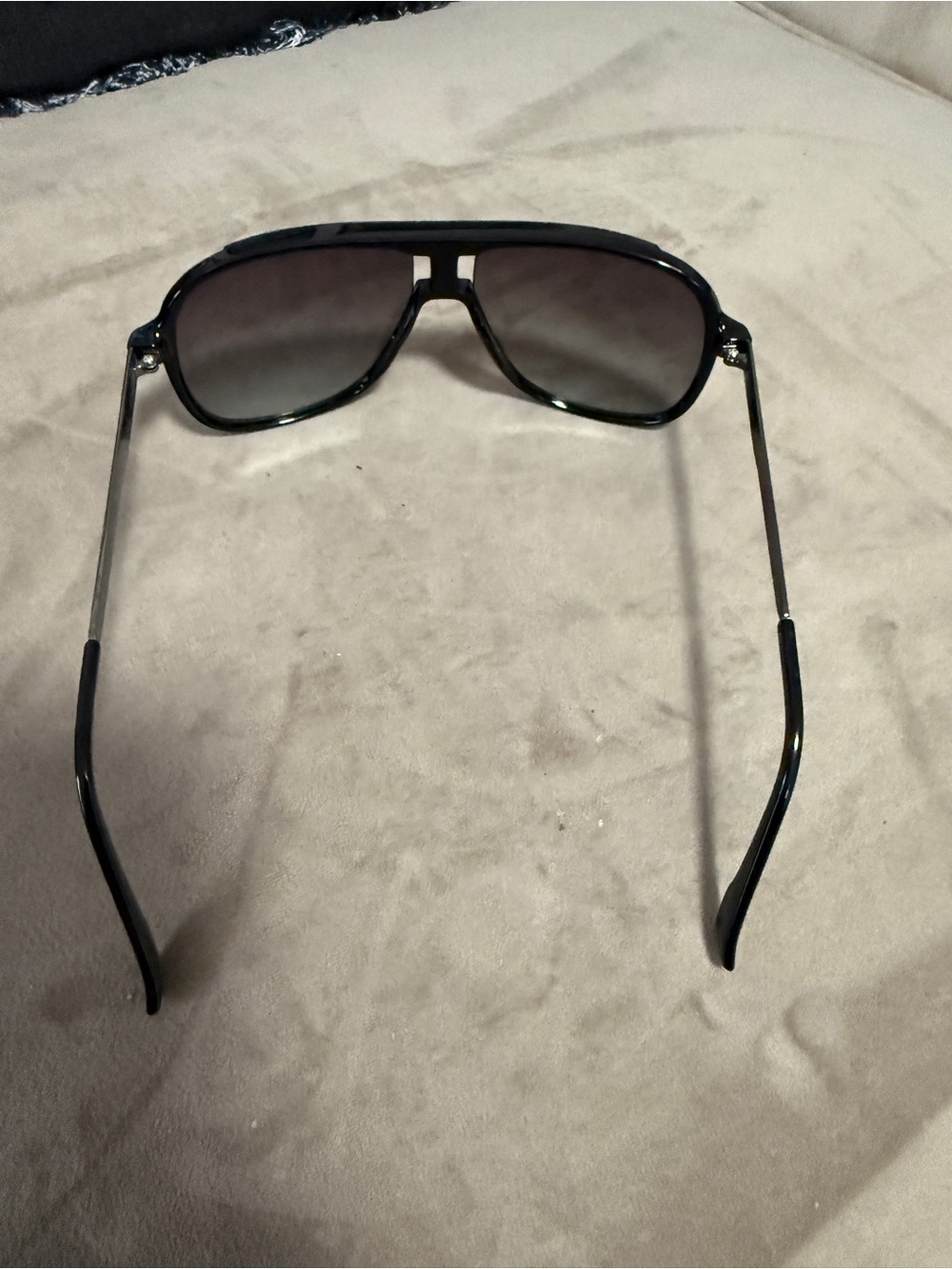 Vintage Men’s South Pole Black Oversized Shield Sunglasses - Picture 3 of 3
